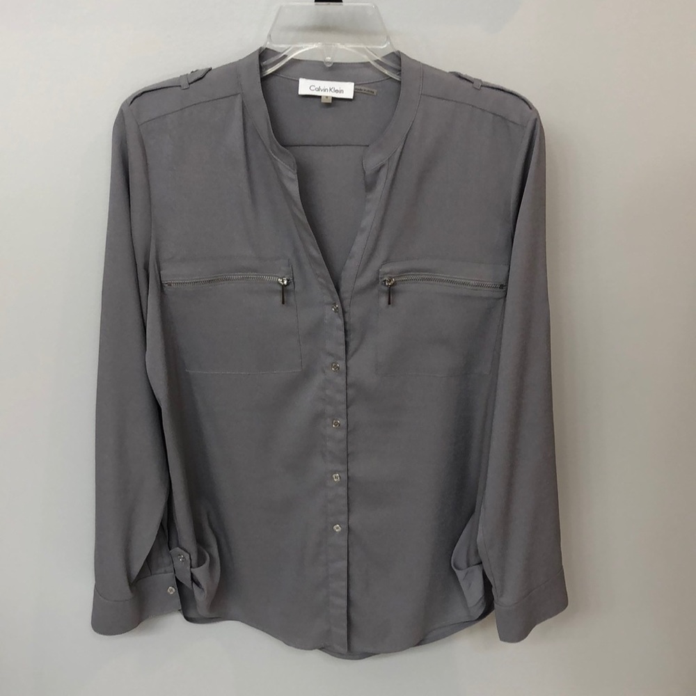 Calvin Klein button up blouse
